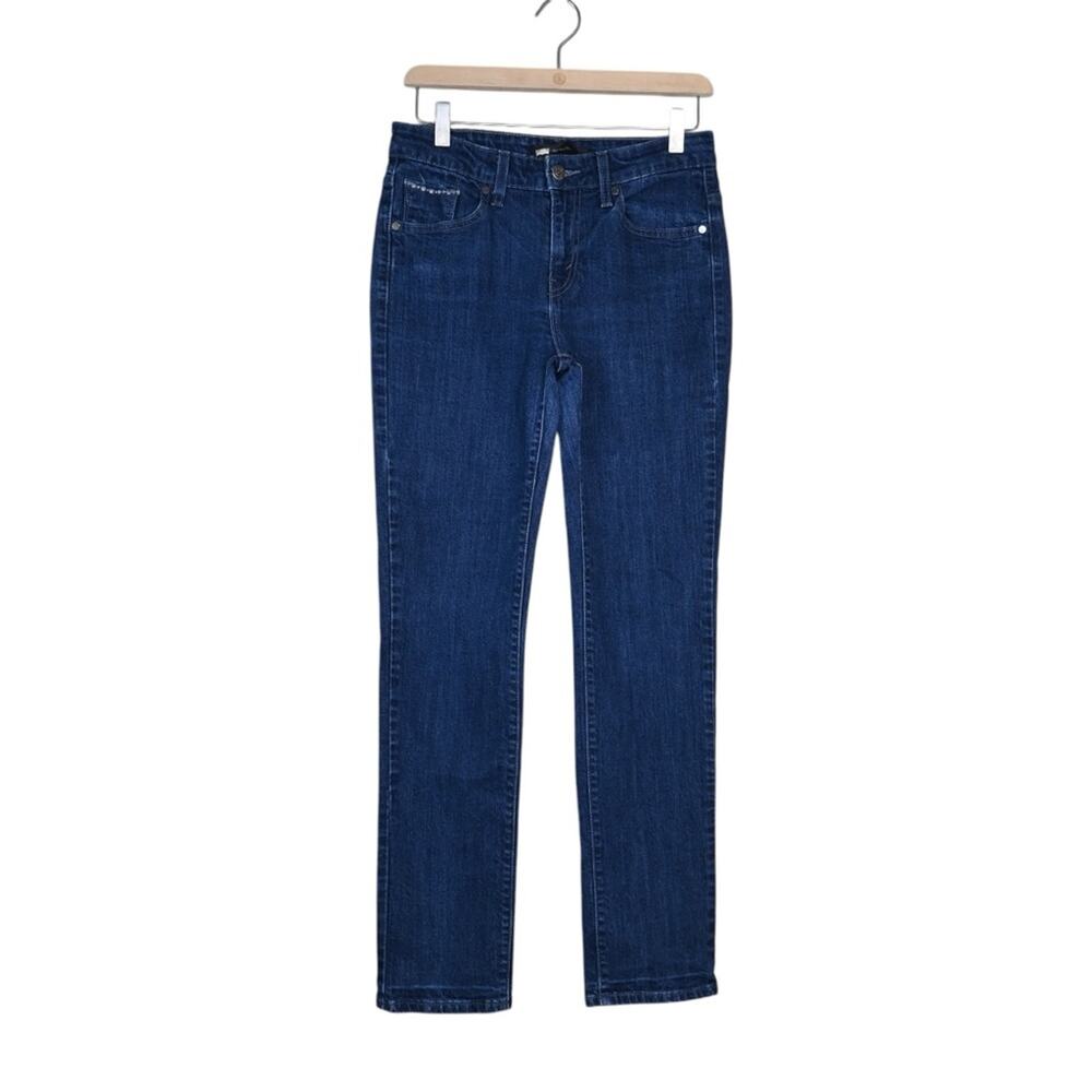 Levi's Womens 6 Mid Rise Skinny Dark Wash Jean